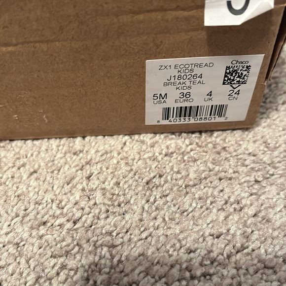 Chaco Unisex Kids ZX1 Ecotread J180264 Sport Sandals Break Teal Blue You… - Picture 3 of 14